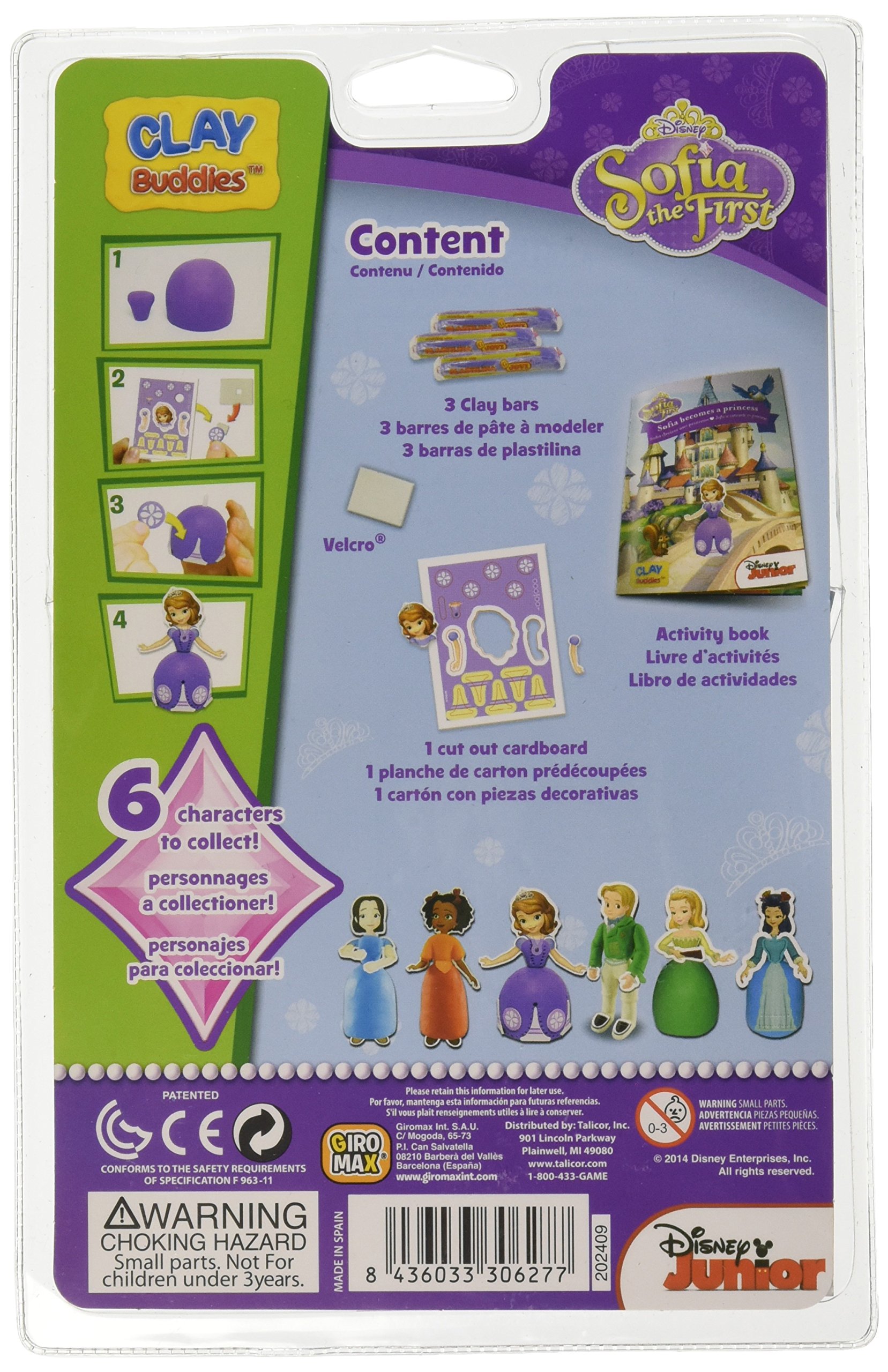 Amazon.com: Giromax Sophia The First Blister Clay Buddies Pack