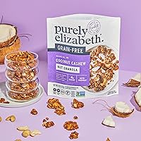 Vista 5 de Granola sin granos y gluten, 0.5 libras de Purely Elizabeth