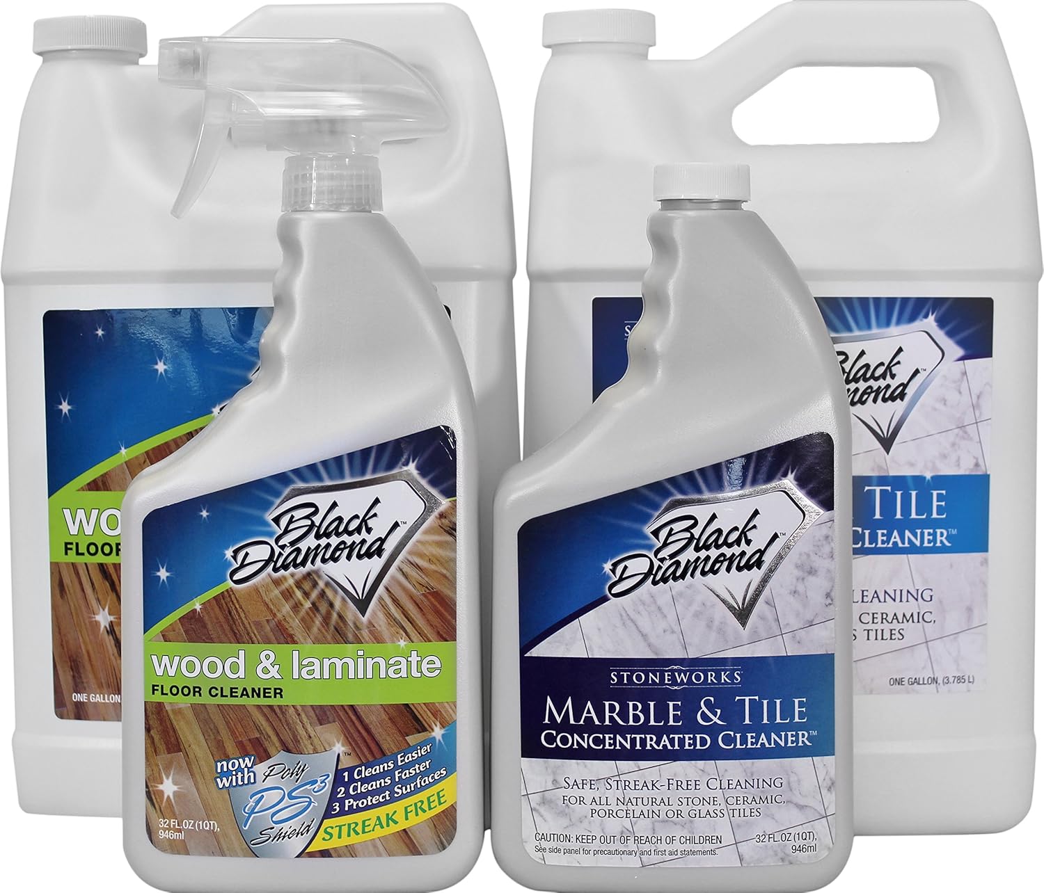 Black Diamond Wood & Laminate Floor Cleaner 1gallon for