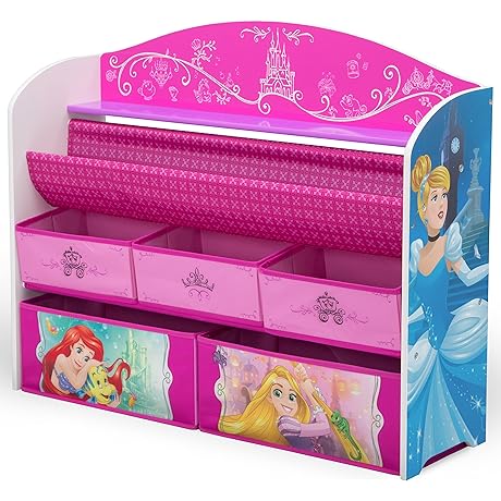 Deluxe Book & Toy Organizer, Disney Princess