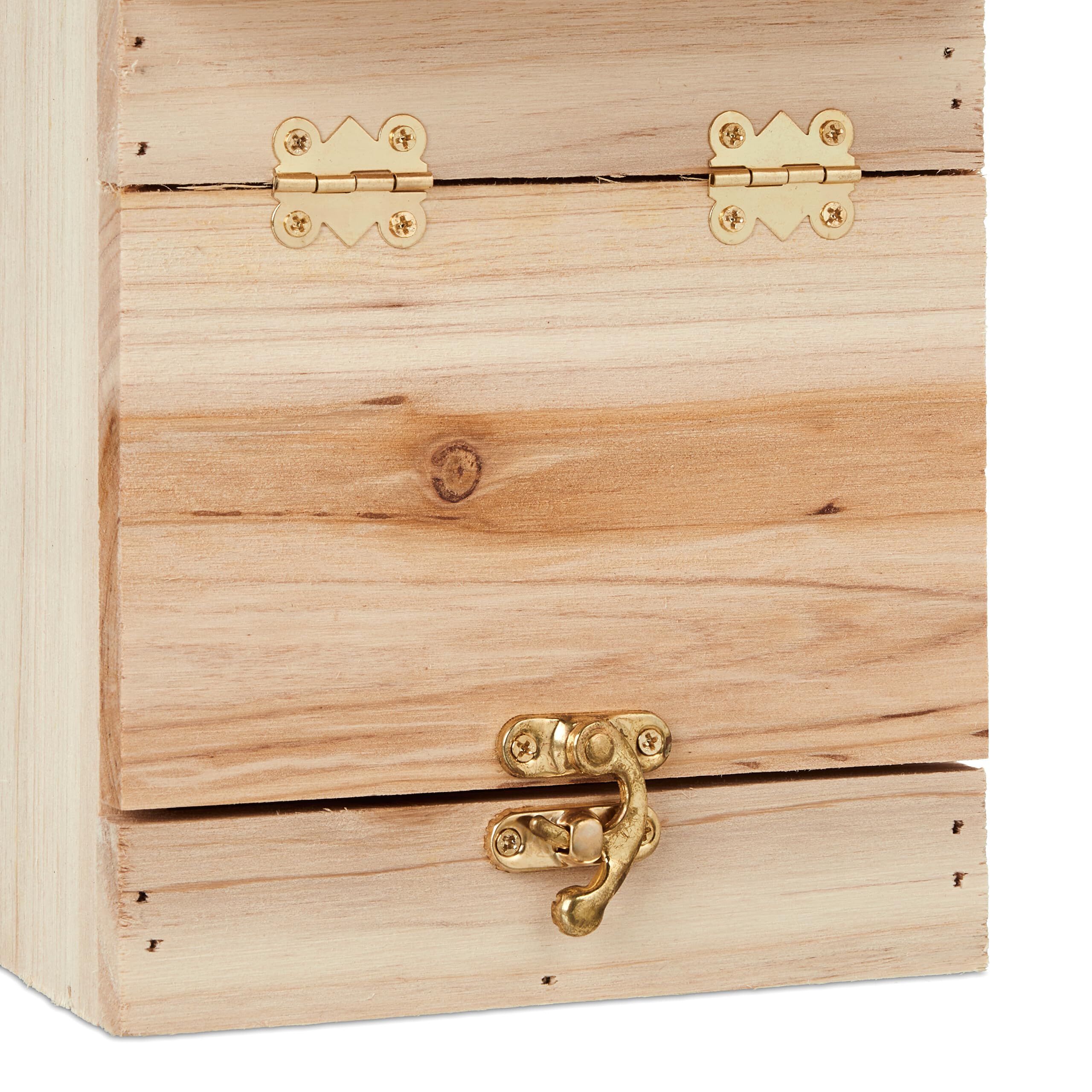 Relaxdays Nichoir d'extérieur pour Oiseaux Bois Suspendre 24,5 x 14 x 14 cm