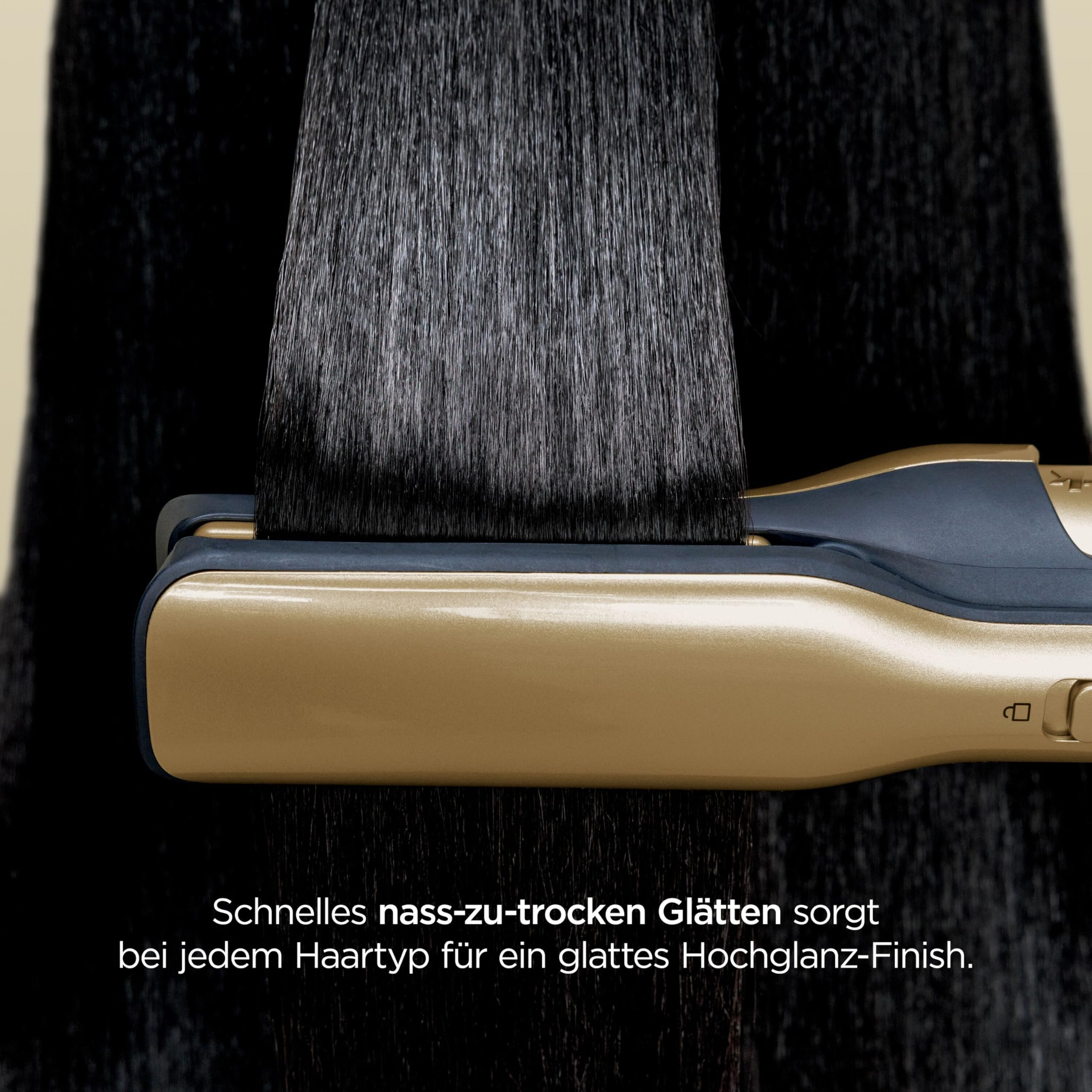 Shark Glam Multistyler Haartrockner mit Keramik Gloss-Lock-Technologie 4 Styling-Aufsätzen Silki Glossi HD6041SEU