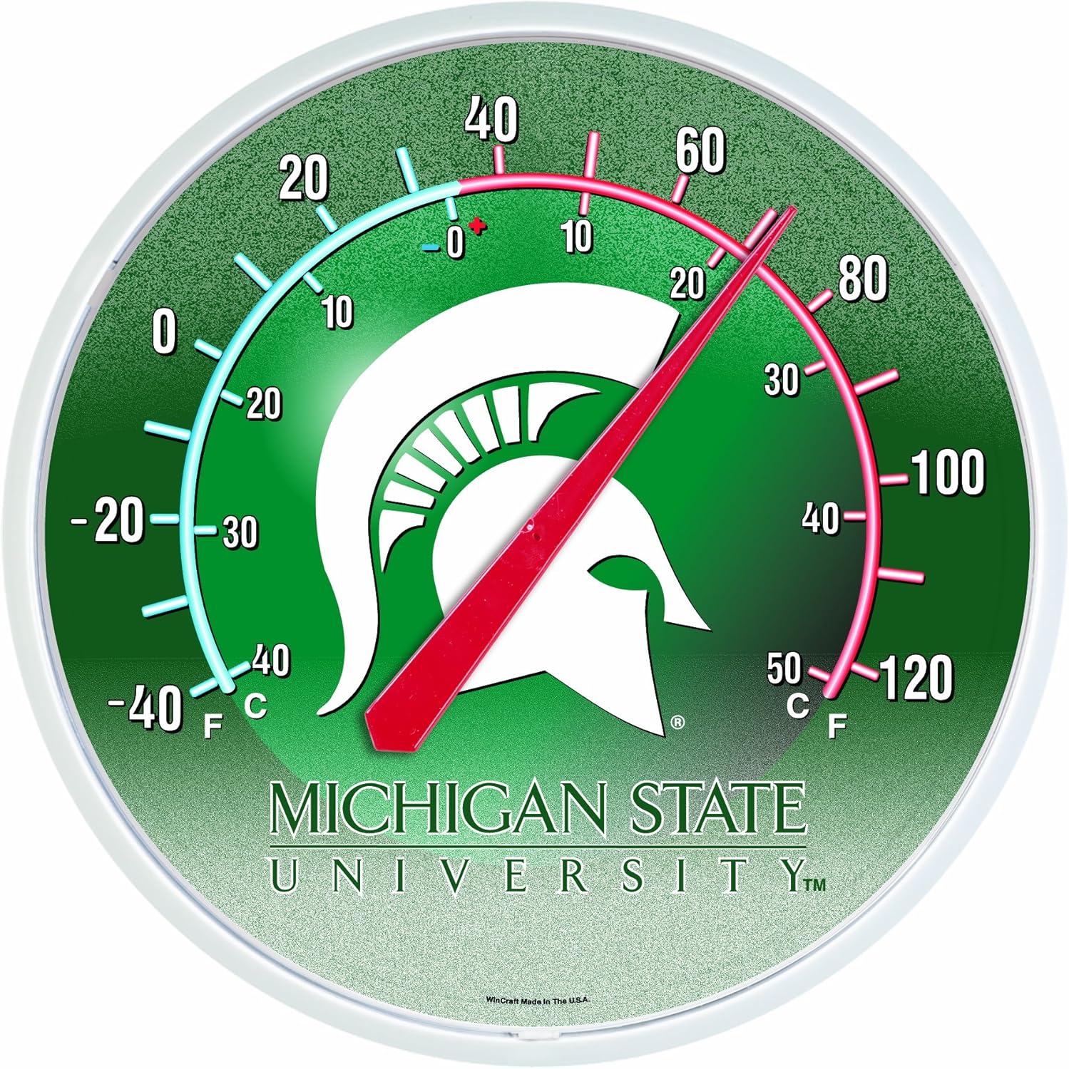NCAA Michigan State Spartans Thermometer Sports Fan