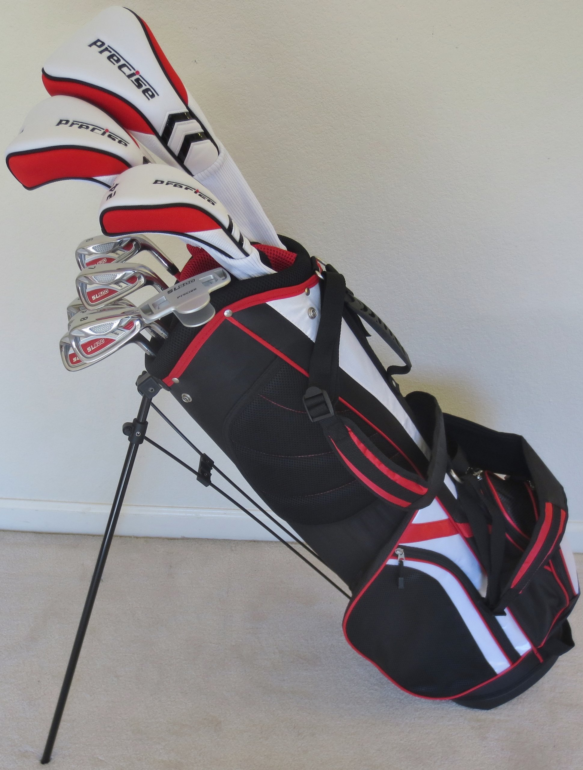Ladies Complete Golf Set Driver, Fairway Wood, Hybrid, Irons, Putter, Clubs and Stand Bag