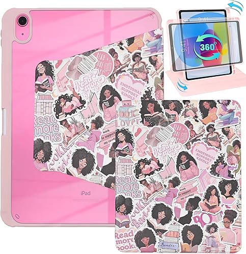 Miniatura 9 de Funda giratoria para iPad (A16) 11ª generación de 11 pulgadas (2025), iPad 11ª generación de 10.9 pulgadas (2022), funda tipo cartera de piel PU