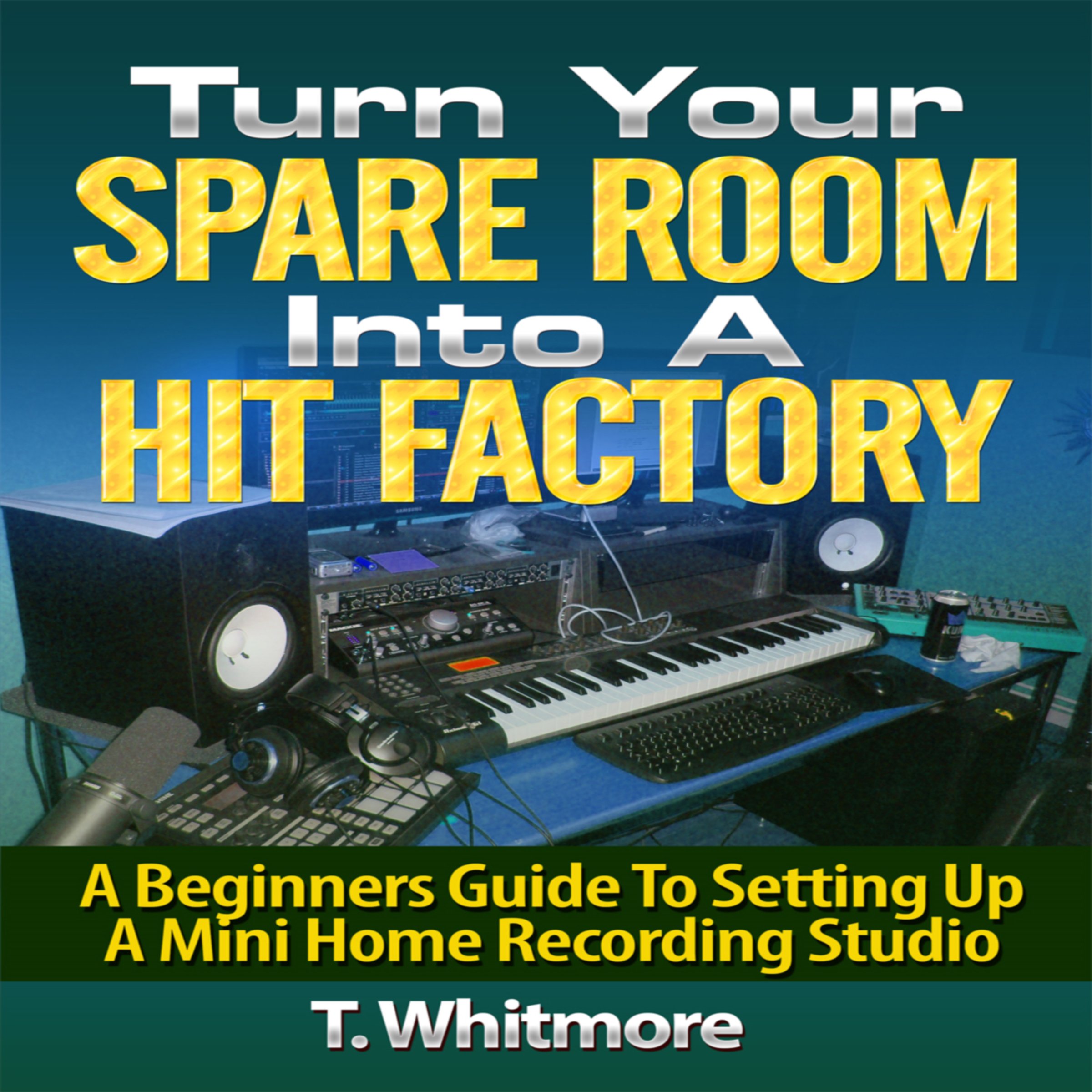 Cover art for Turn Your Spare Room into a Hit Factory: A Beginner's Guide to Setting Up a Mini Home Recording Studio