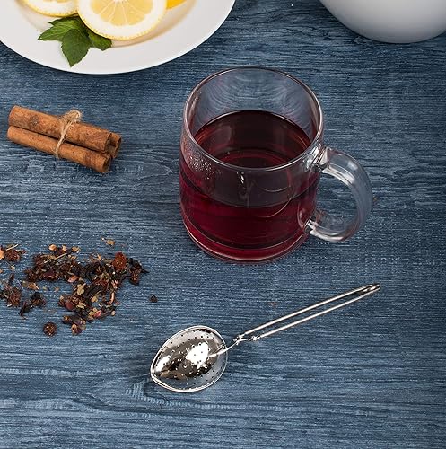 Miniatura 2 de HIC Cuchara infusor de té con mango largo 188 de malla de acero inoxidable 15 pulgadas