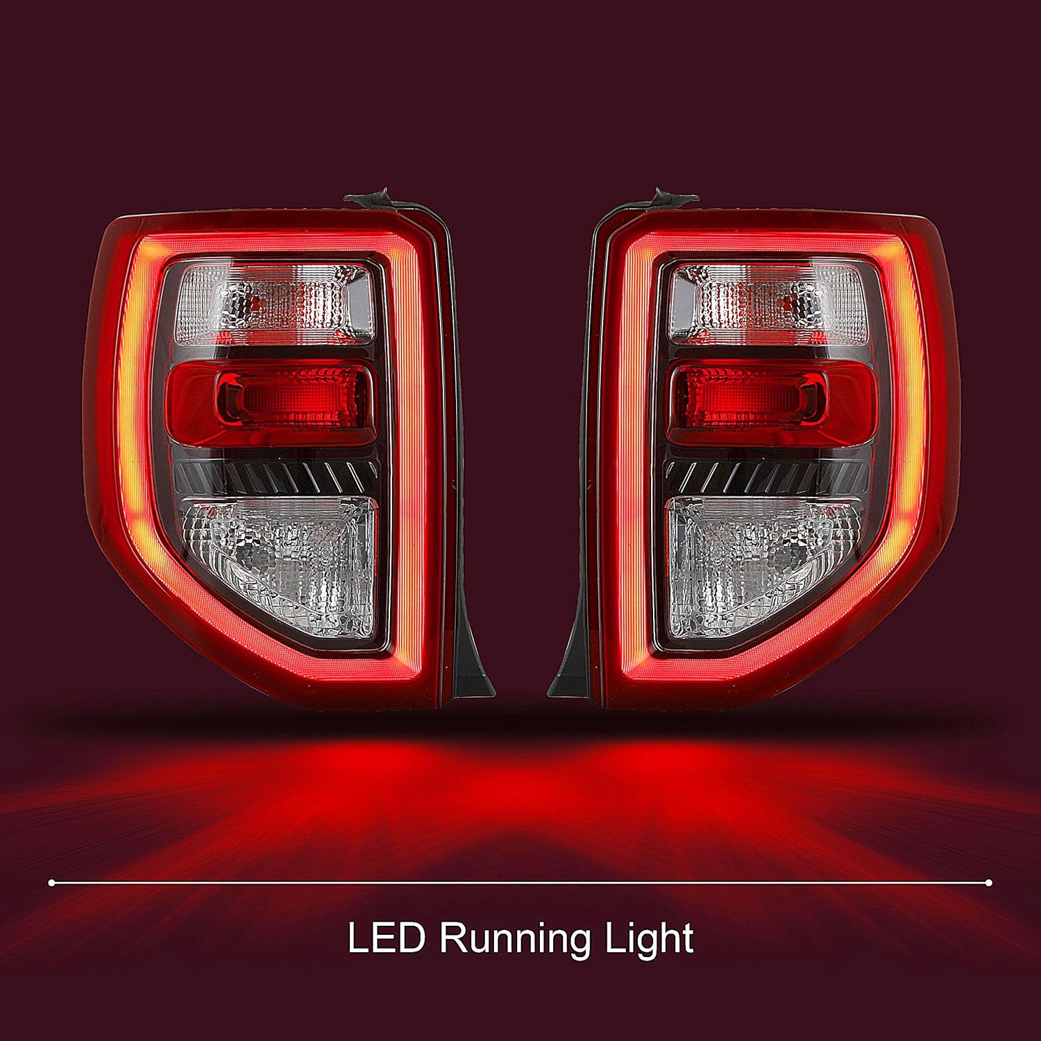 Halogen Tail Lights Assembly Includes Light Bulb Harness Compatible with Ford Bronco Sport 2021-2025 Original Model Taillight Rear Brake Lamp Signal Right Passenger Side M1PZ-13404-B