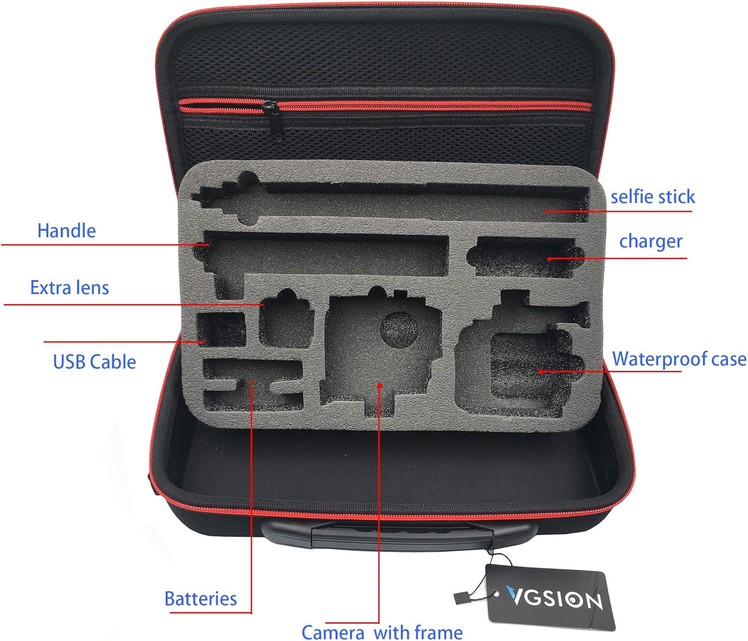Exclusive VGSION Carrying Case Hard Shell Bag for Insta360 One R, Compatible with All Editions (L Size, with Shoulder Belt ) 60% Off Discount VGSION Carrying Case Hard Shell Bag for Insta360 One R, Compatible with All Editions (L Size, with Shoulder Belt )