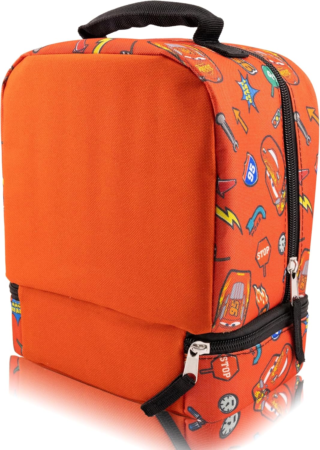 Disney Cars Lunch Box for Kids | Lightning McQueen Insulated Lunch Bag Lunch Box for Boys, Girls, Toddlers | Disney Cars Lightning McQueen Reusable Lunchbox - Image 5