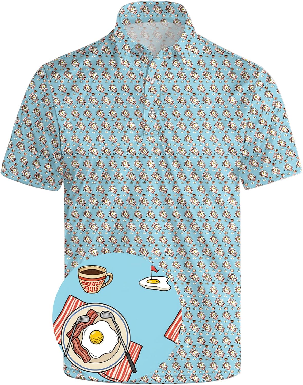 Golf Shirts for Men, Polo Shirts Short Sleeve Quick-Dry Fit Performance Polo Shirts for Men