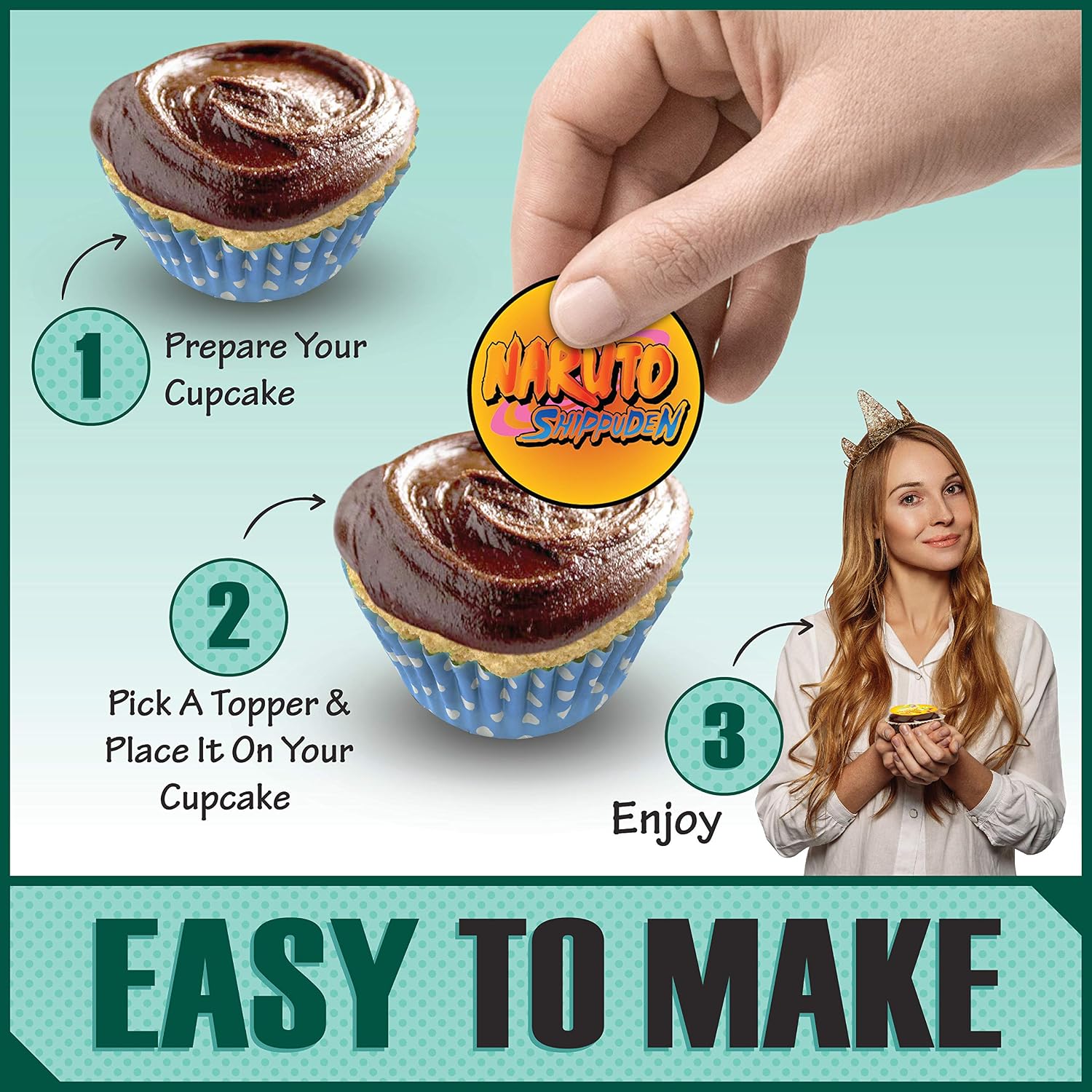 Lot De 30 Decorations Comestibles Pour Cupcakes Theme De Naruto Shippuden Collection De Decorations De Gateaux Non Coupees Comestibles Sur Feuille De Gaufrette Amazon Ca Maison