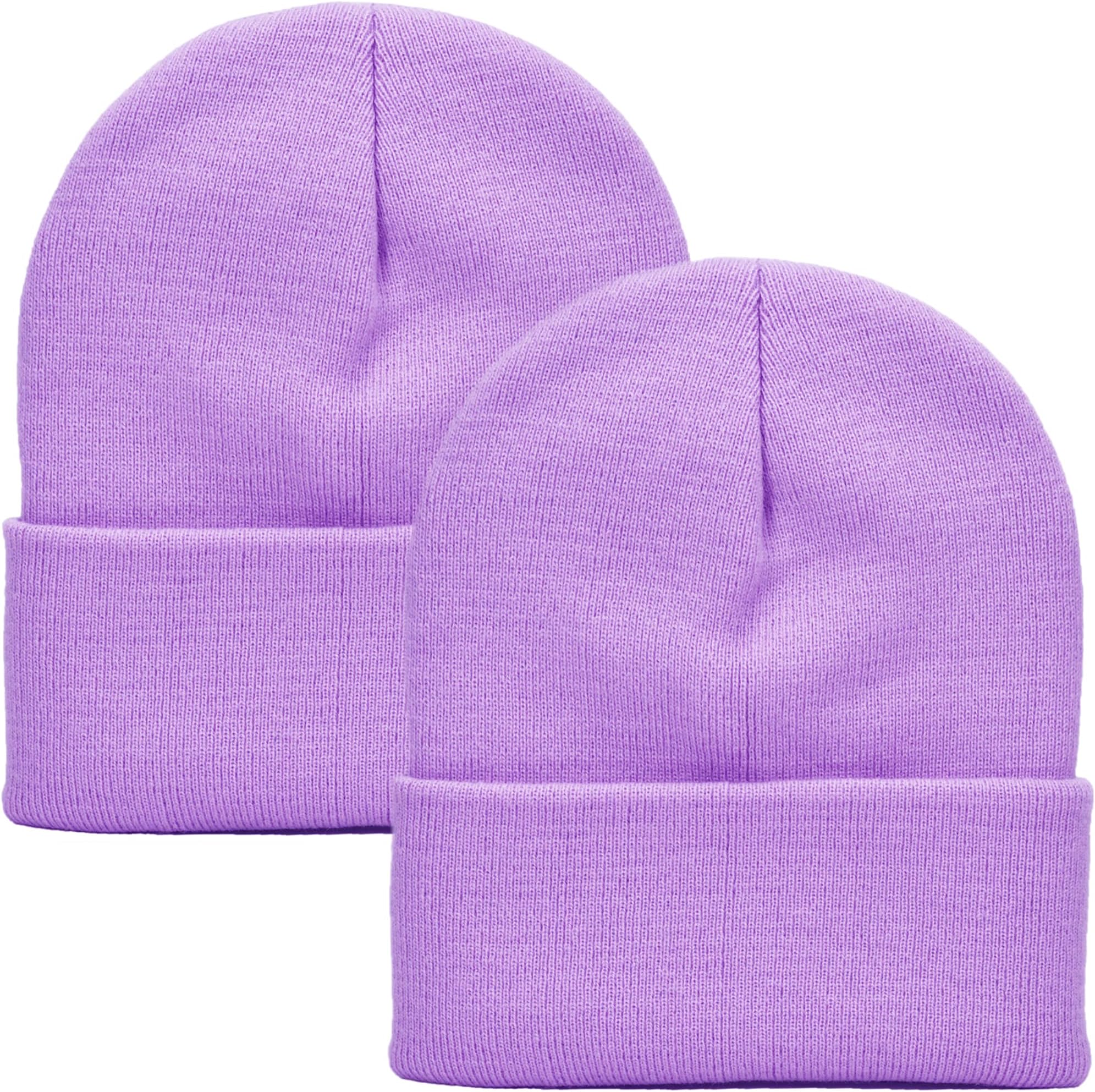 Men Warm Winter Fleece Lined Knit Beanie Hat, Women Cuffed Knit Beanie Hat, Beanie Hat Scarf Set