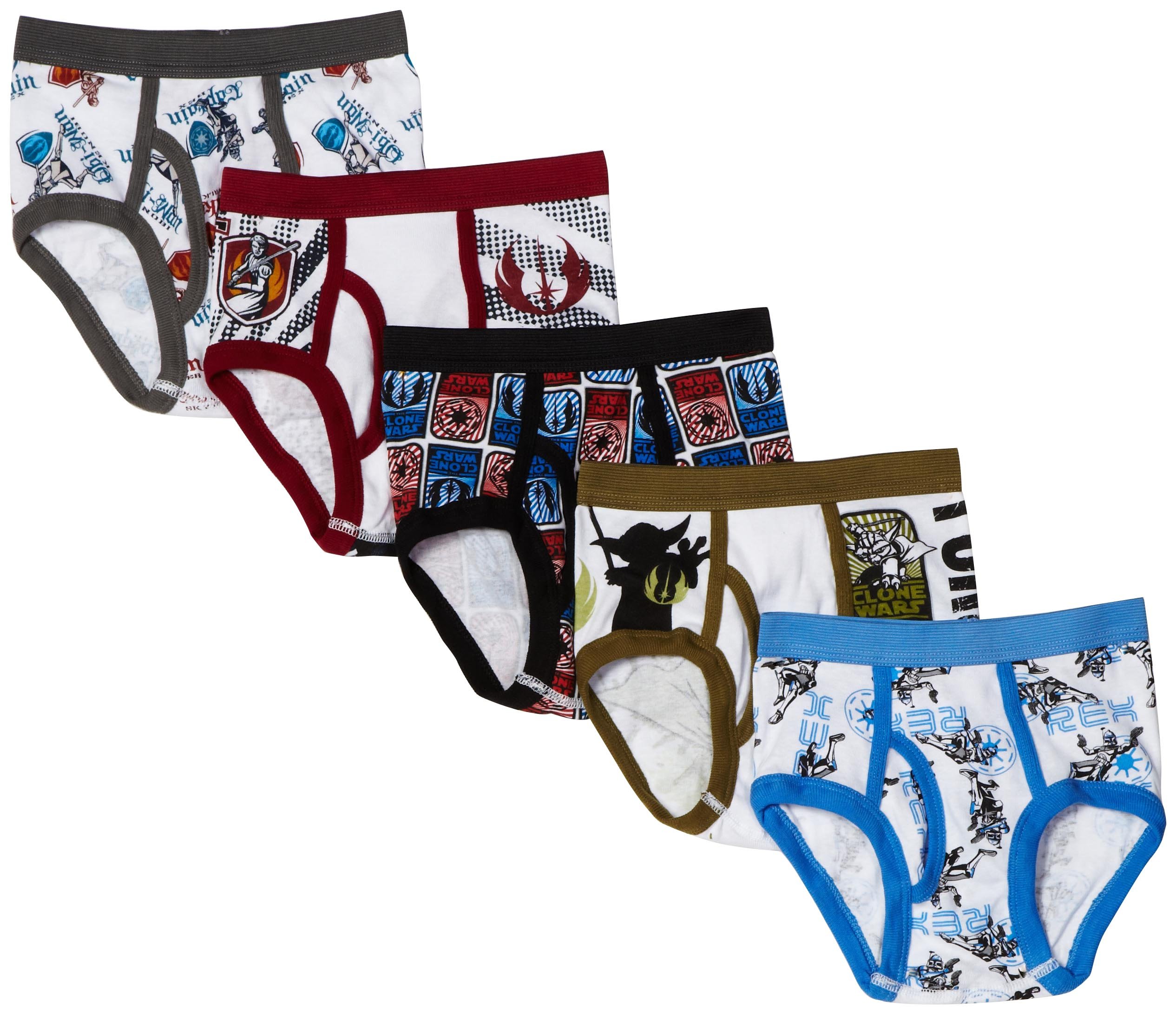 Star Wars Little Boys' Clone Wars 5-Pack Brief