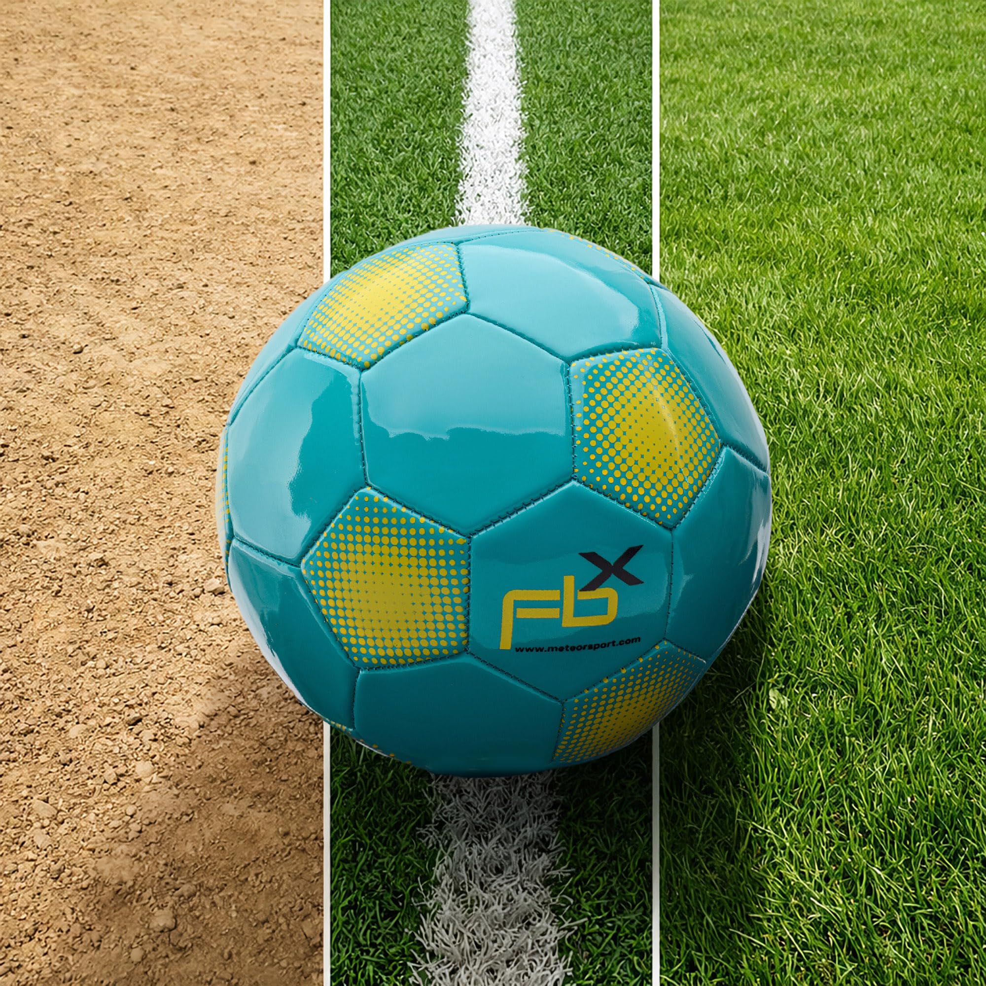 meteor Palla da calcio per bambini, piccola palla sportiva, per il tempo libero, per interni ed esterni, per ragazze e ragazzi, in tutte le taglie #1#3#4 e #5