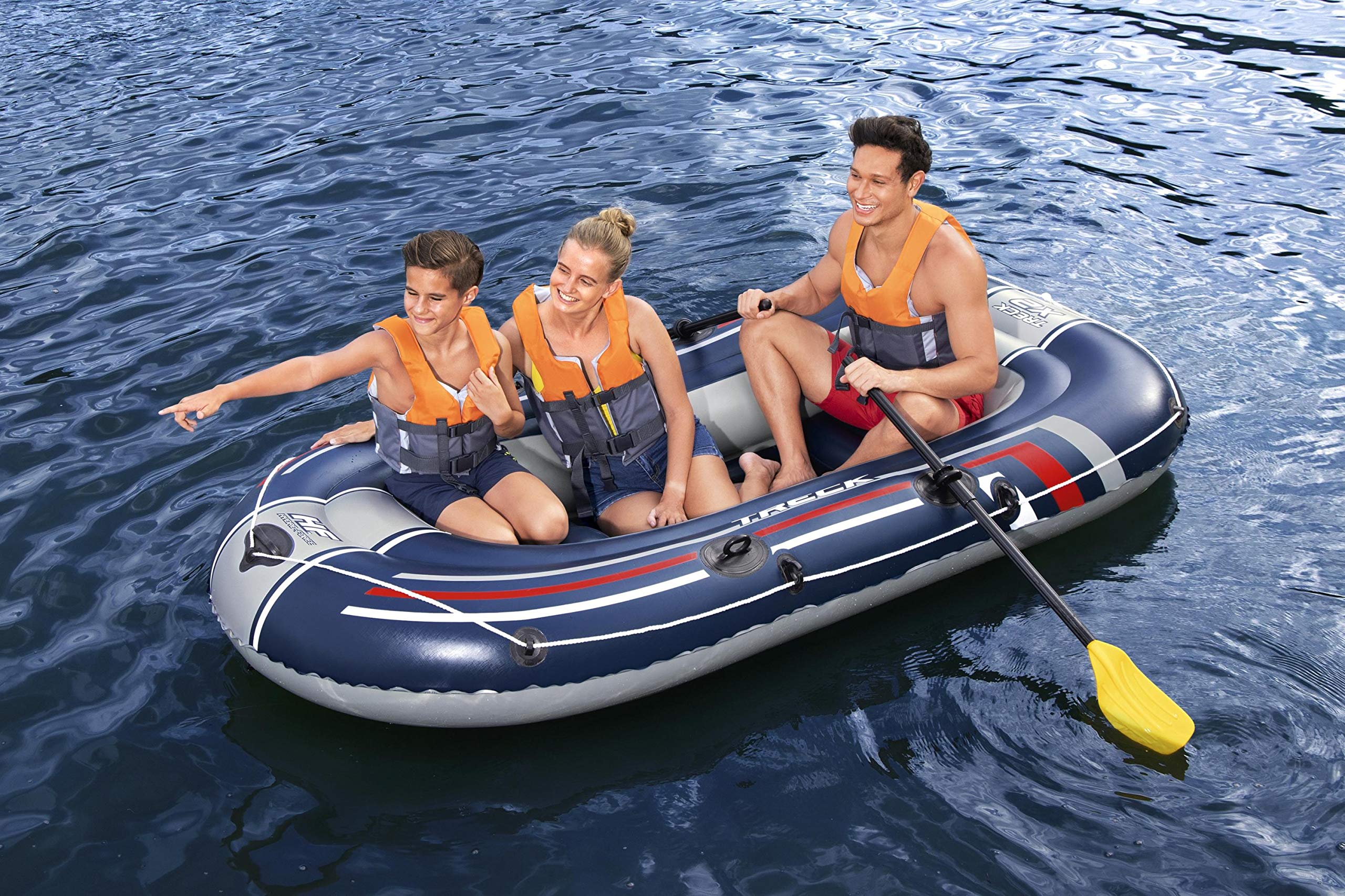 Bestway 61068 - Set Canotto Hydro-Force Naviga, Multicolore