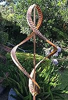 Vista 3 de Escultura de viento Stanwood Cinética Cobre Doble Hélice Giratoria