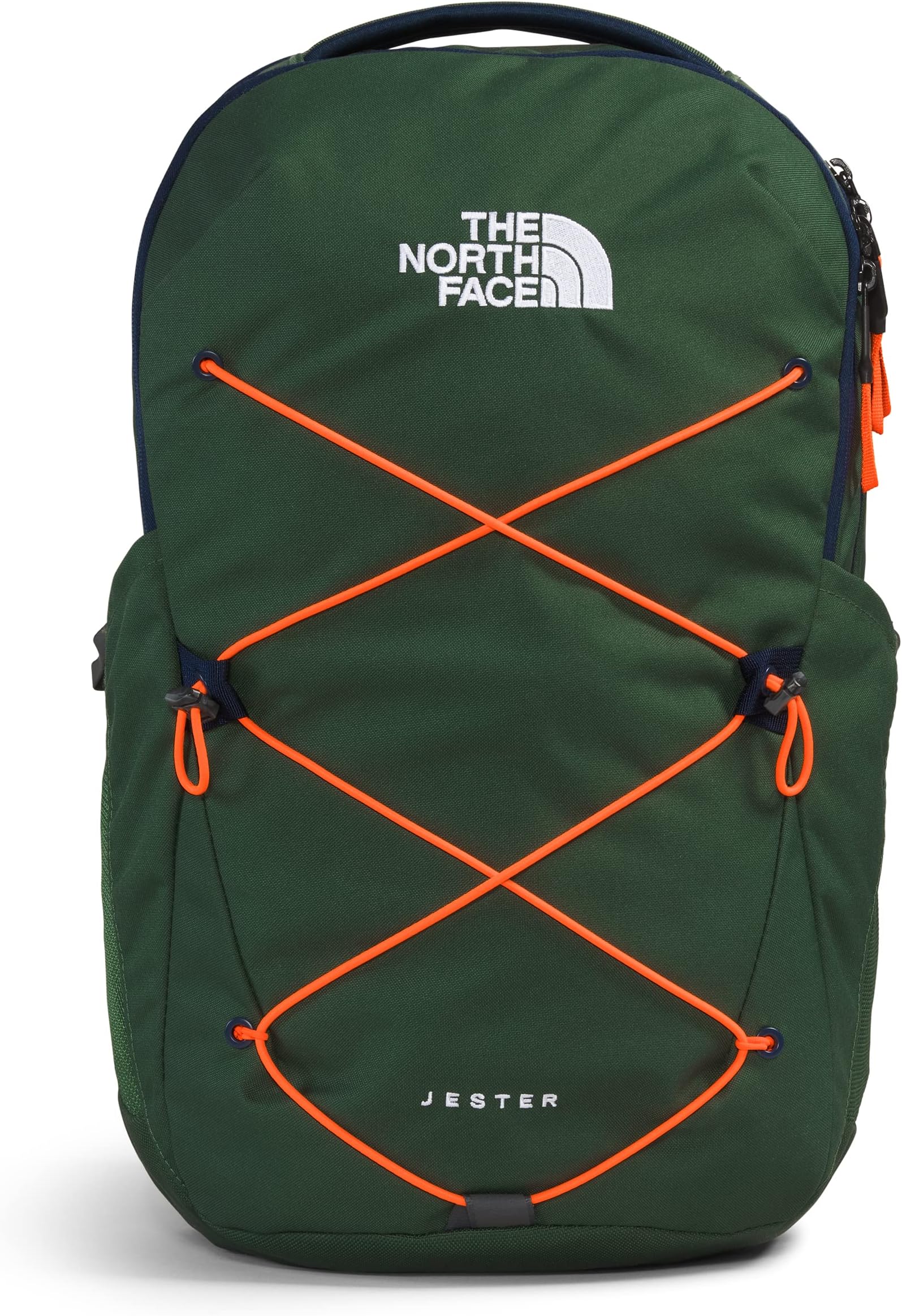 THE NORTH FACE Jester Commuter Laptop Backpack, Pine Needle/Summit Navy/Power Orange, One Size, Pine Needle/Summit Navy/Power Orange, One Size, Jester Backpack