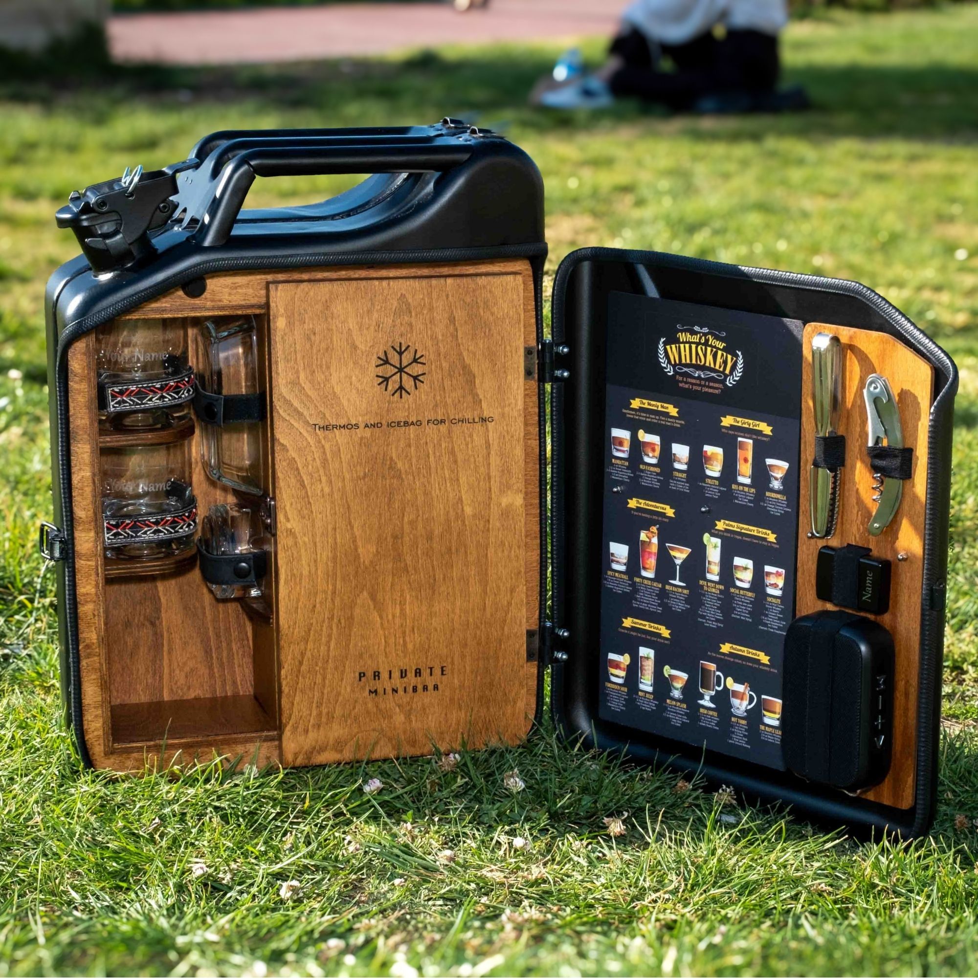 Amazon.com: PRIVATE MINIBAR Personalized Jerry Can Mini Bar
