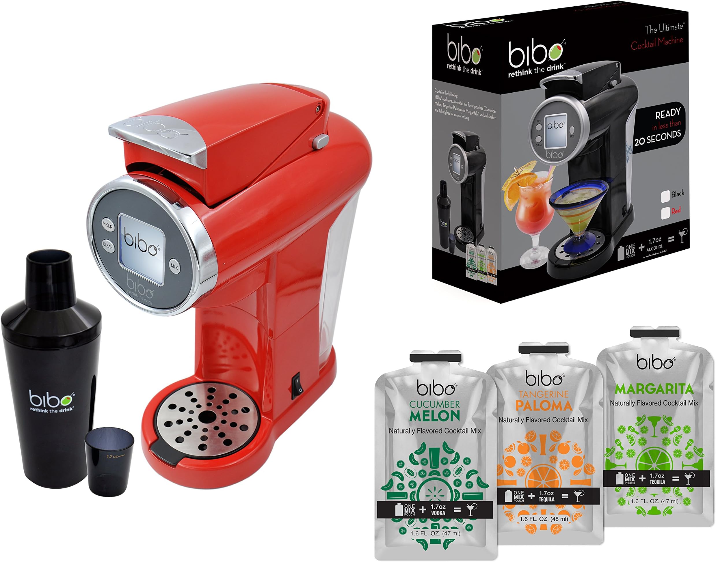 Barmaid Smart Cocktail Machine - Red
