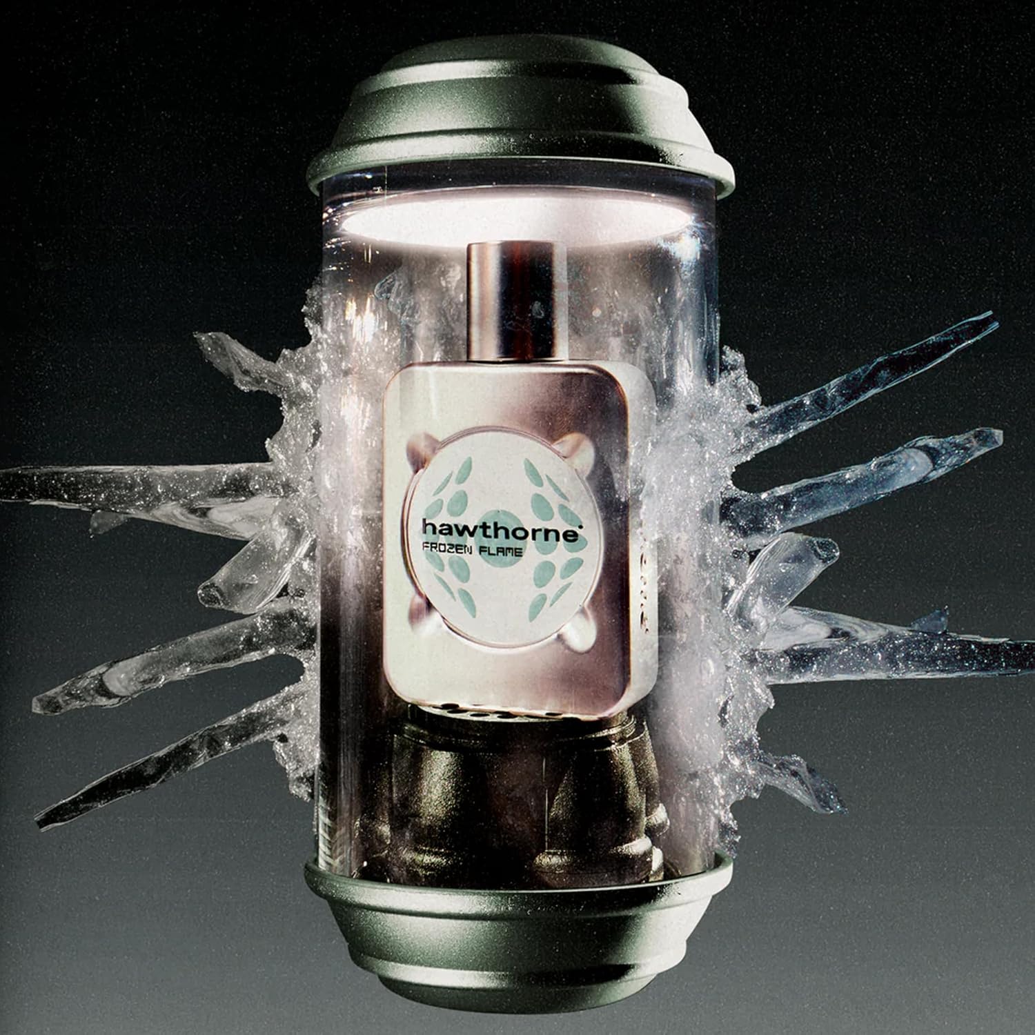 Hawthorne Frozen Flame Cologne. Black Vanilla and Chrome. Surround Scent with Parfum Concentration. Lasts All Day. 50 mL - 1.7 Fl. Oz.