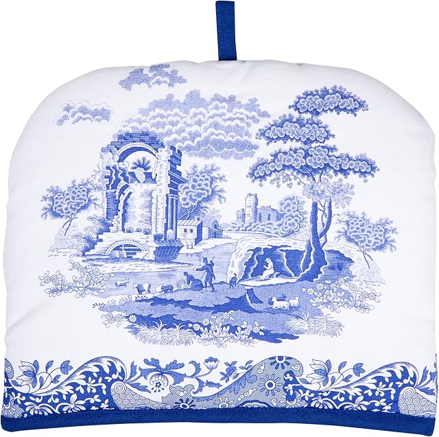 Portmeirion Home & Gifts Tea Cosy, Blue & White, 36cm x 27cm