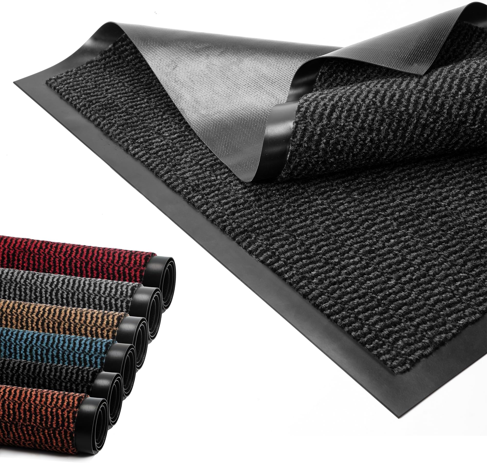 Buy High Quality Large Small Heavy Duty Anti Slip Rubber Barrier Mat Rugs Back Door Hall Kitchen