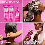 L'Oréal Paris EverPure Iron Sleek Sulfate Free Shampoo with Alpha-Acids, Smoothing Shampoo for Frizzy and Color Treated Hair, Humidity Resistant and Color Care for Salon-Smooth Finish, 200ml