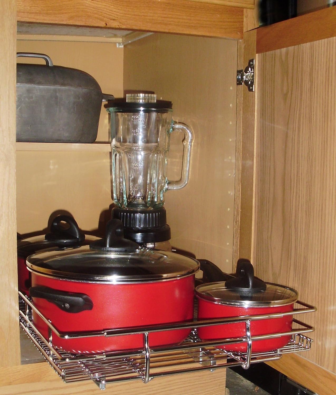 Amazon｜シェルフon Wheels 89 Expandable rolloutワイヤキャビネットシェルフbyシェルフon Wheels