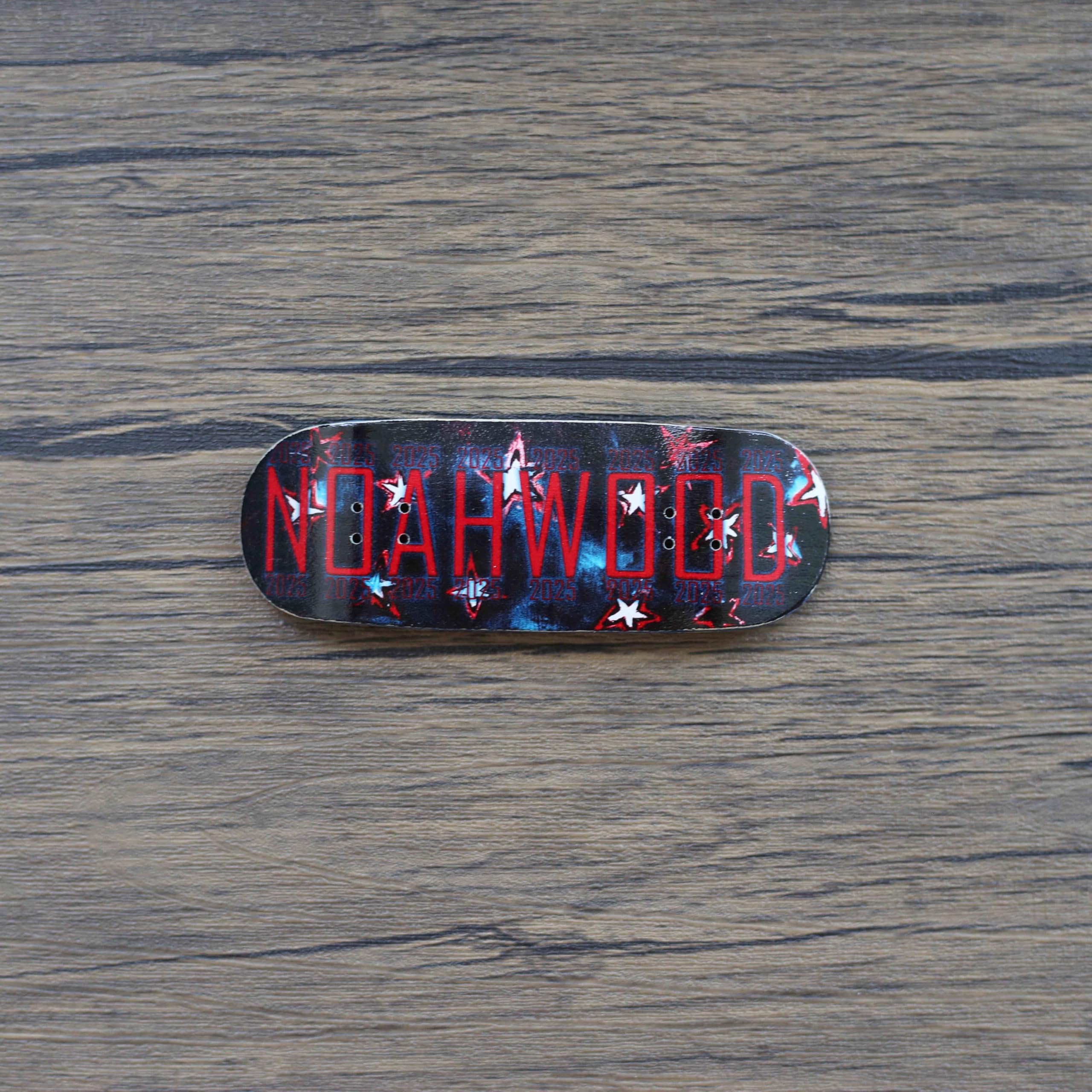 NOAHWOOD 15s PRO Fingerboard Deck (5-Layer Colour Maple Wooden Pro Concave 35 x 98mm Handmade Deck + 2 Grip Tape)