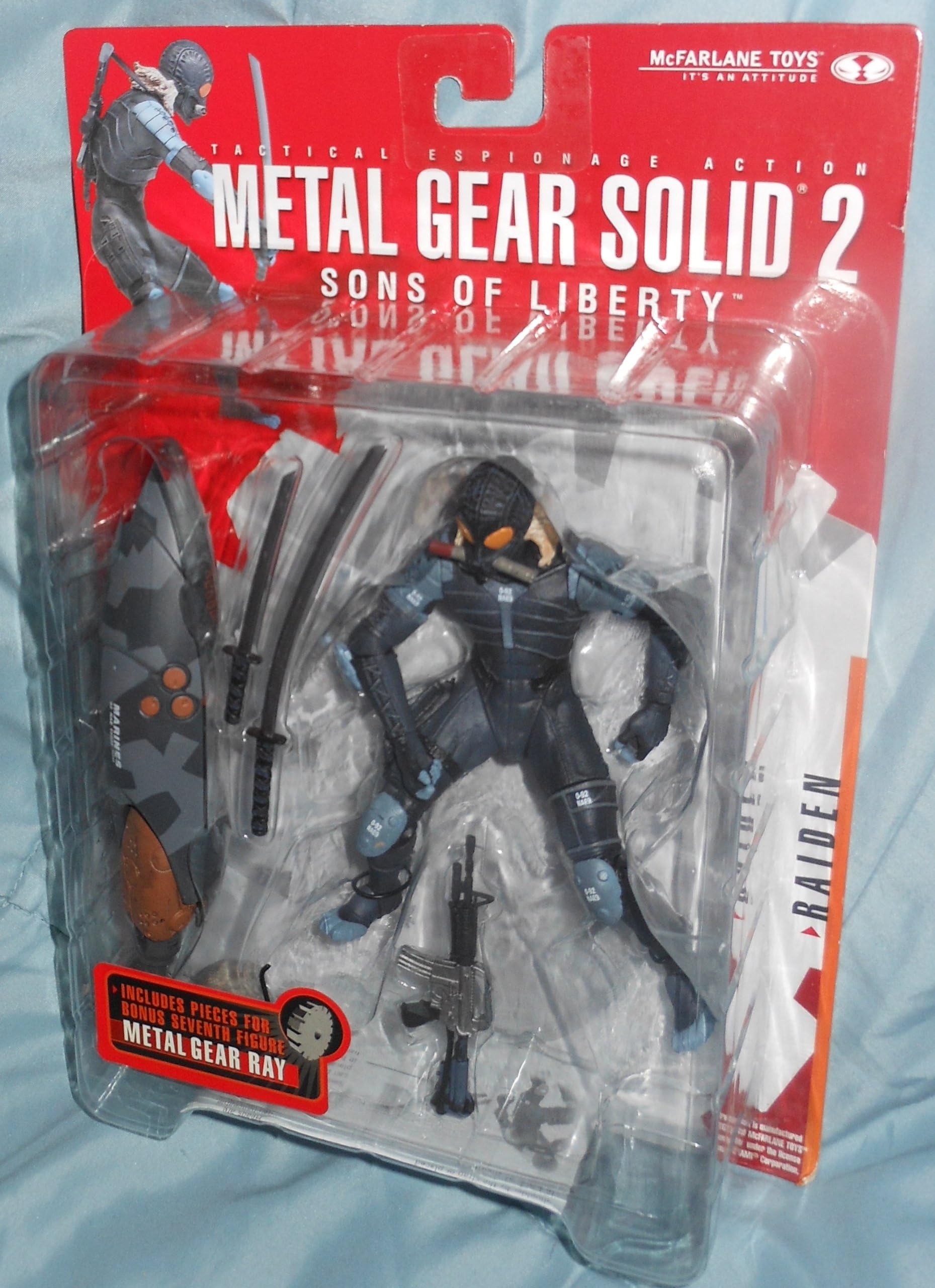Metal Gear Solid 2 Sons of Liberty Raiden Action Figure
