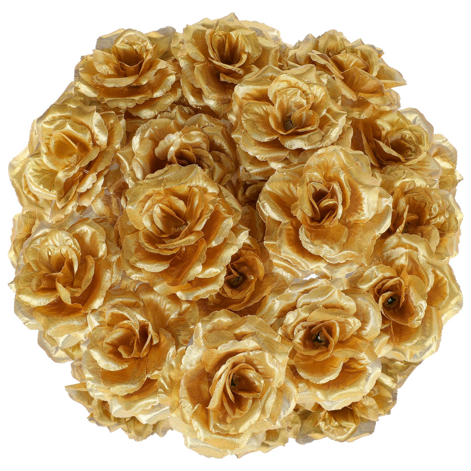 Amazon.de: Piriuuo 25 Stck Gold Rosen Knstlich, 8cm Knstliche  Bltenkpfe Basteln Tischdeko Kunstblumen Rosenkpfe Stoffrosen Deko Blte  Seide Rosen Kpfe zum Basteln Hochzeit Haus Garten Deko Tischdeko