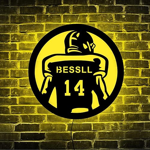 Miniatura 7 de Letrero de neón personalizado con nombre del equipo de fútbol, letrero de luz de fútbol, luz de neón de fútbol, decoración de pared, arte de pared