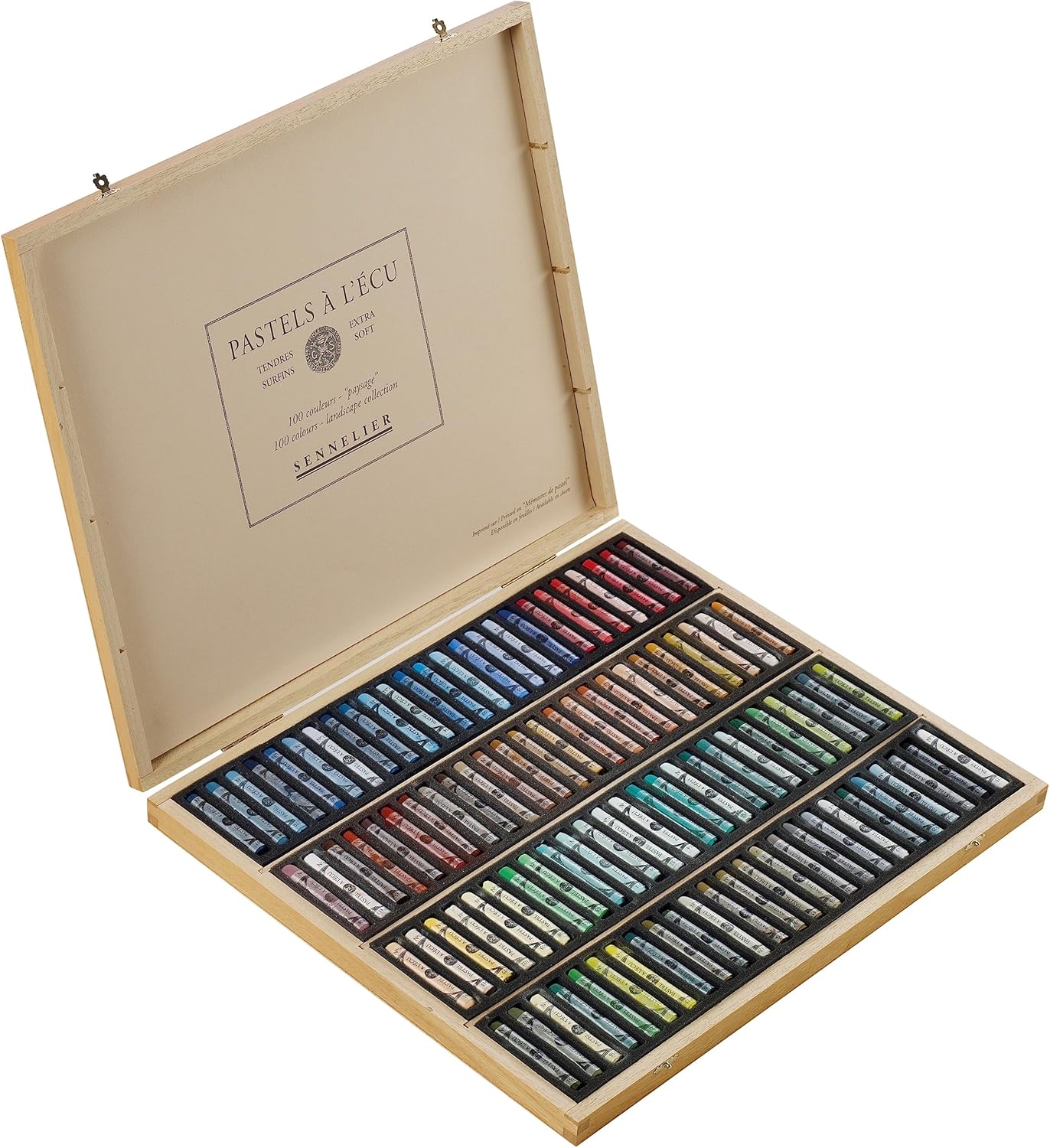 Amazon.co.jp Sennelier ensemble de Pastel secs Coffret en bois 50