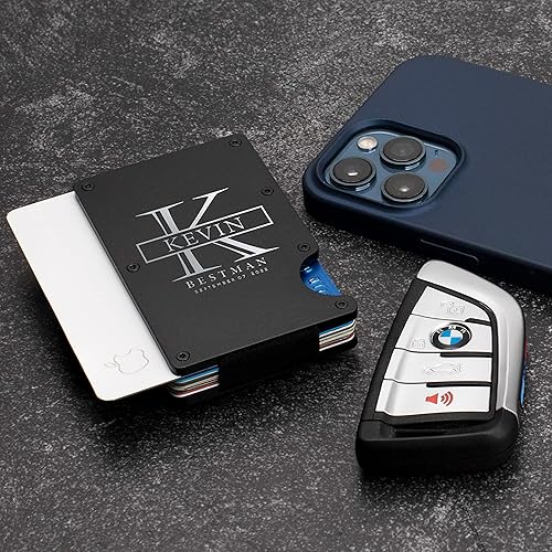 Miniatura 7 de Amazing Items Regalos de padrinos de boda, cartera personalizada para hombres, 5 diseños, cartera de padrinos de boda, Diseño 3, Diseño 3