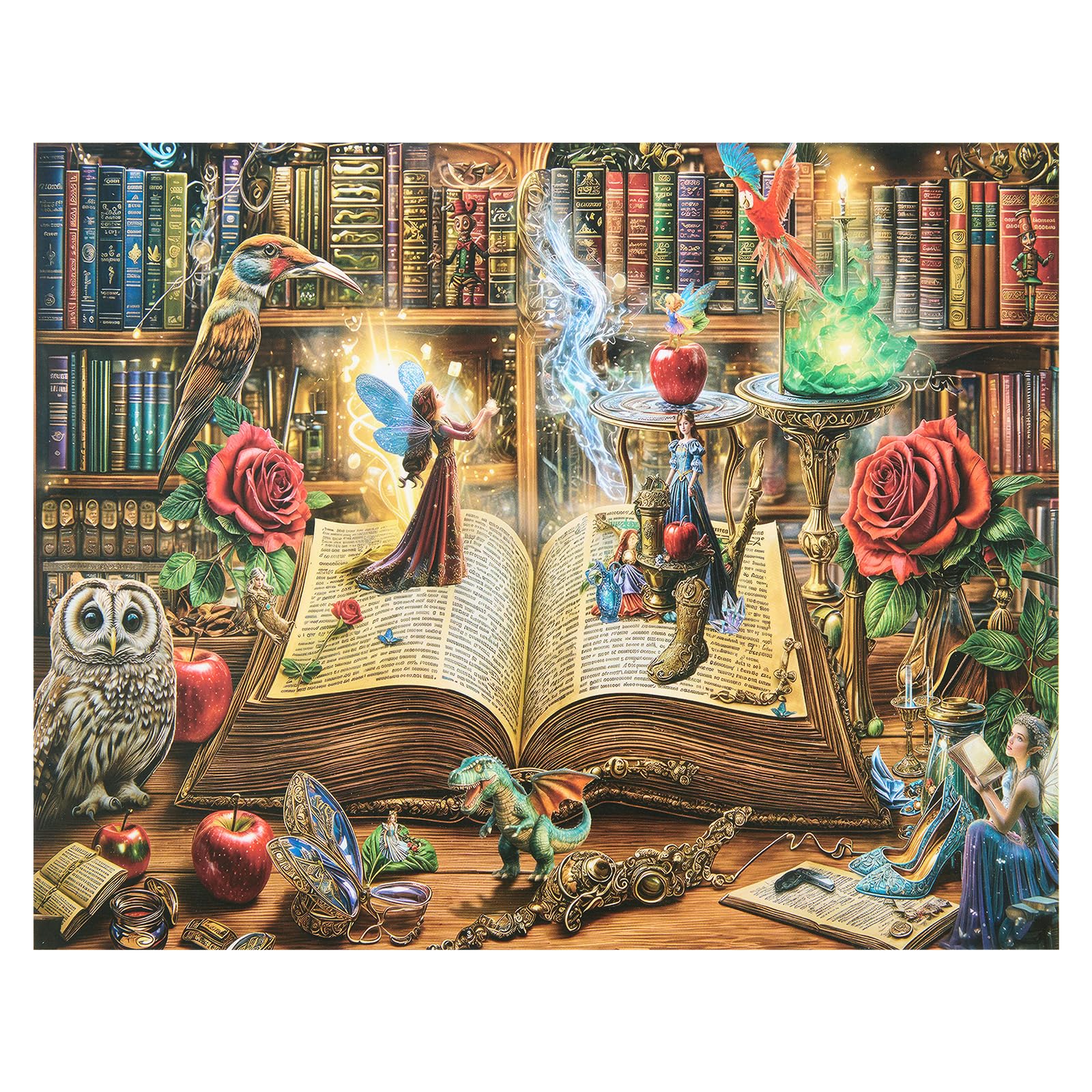 LN COZY CORNE 1000 Piece Jigsaw Puzzles for Adults - Challenging & Relaxing Puzzle Games for Family, Perfect Christmas & Birthday Gift for Adults, Teens and Puzzle Lovers (Magic House)