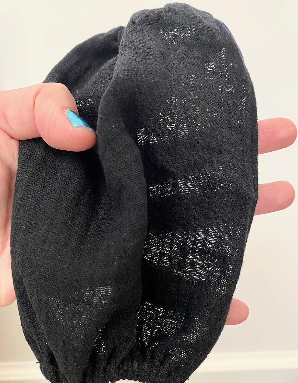 Adult Face Mask, Breathable, Single Layer, Cotton, Lightweight, Adjustable, and Reversible (Black)