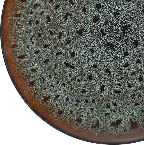 Miniatura 10 de Gibson Elite Lana - Juego de vajilla de porcelana de hueso de 16 piezas, color blanco con borde dorado