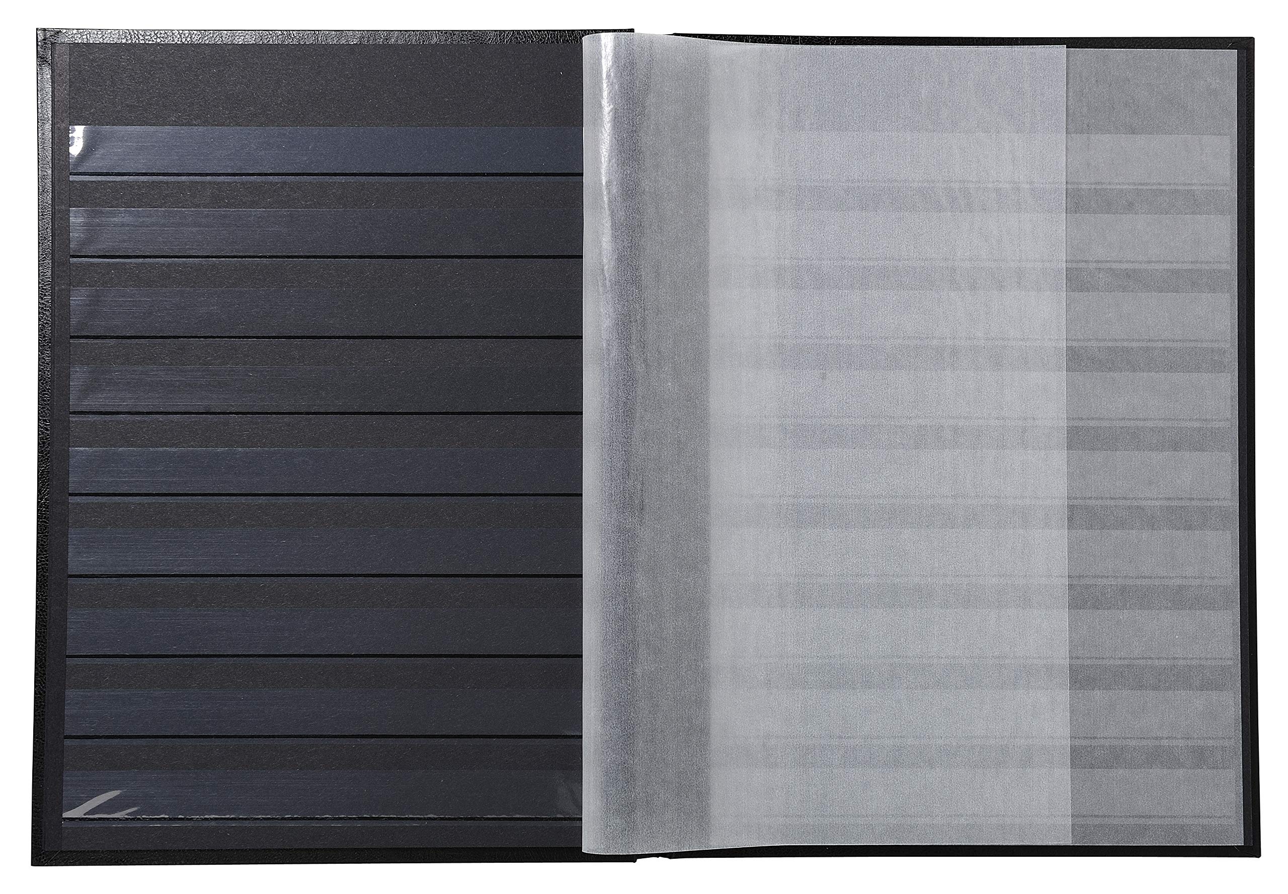 Exacompta Postzegelverzamelalbum Gebonden 22,5 x 30,5 cm Zwart 64 Pagina's