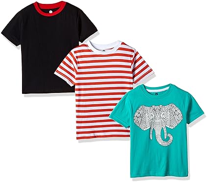 Cloth Theory Boys Regular Fit T-Shirts (Pack of 3)
