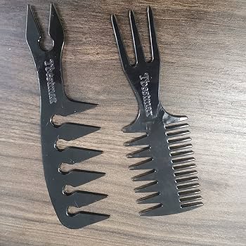 HEALLILY 6個のプロの髪のピック携帯用テールコームの多機能ヘアコーム HEALLILY 6個のプロの髪のピック携帯用テールコームの多機能