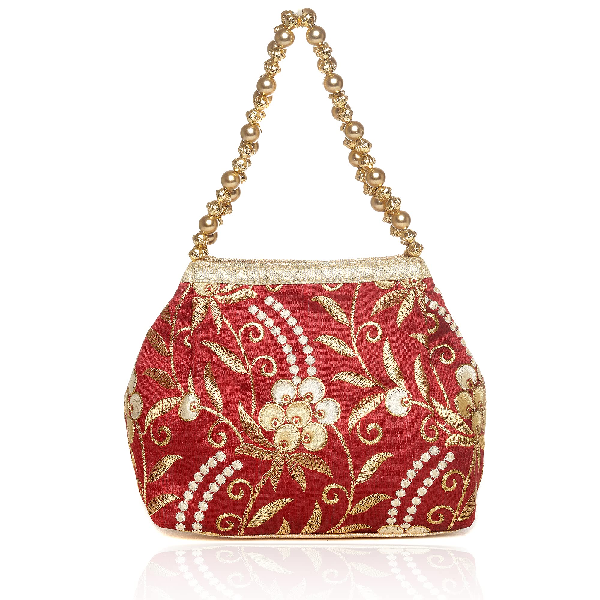 Wenz Potli Bag for Women (Maroon) (B0B2LHQXQV) Amazon Price History, Amazon Price Tracker