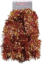 Christmas Concepts® 4m (13ft) Metre Chunky/Fine Christmas Tinsel - Christmas Decoration Tinsel (RED & GOLD)