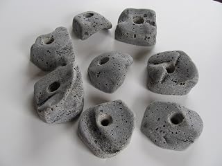 Rocky Mountain Climbing Gear 50 Large Bolt-On Rock Climbing Holds with Hardware - Weatherproof USA Made for Kids & Adults