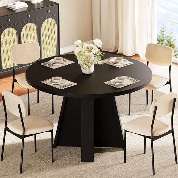 Modern Round Set with Pyramid Base