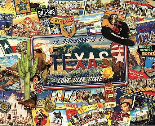 Miniatura 6 de Lone Star State by Kate Ward Thacker, rompecabezas de 1000 piezas, 24 x 30 pulgadas, multicolor, 1 ea