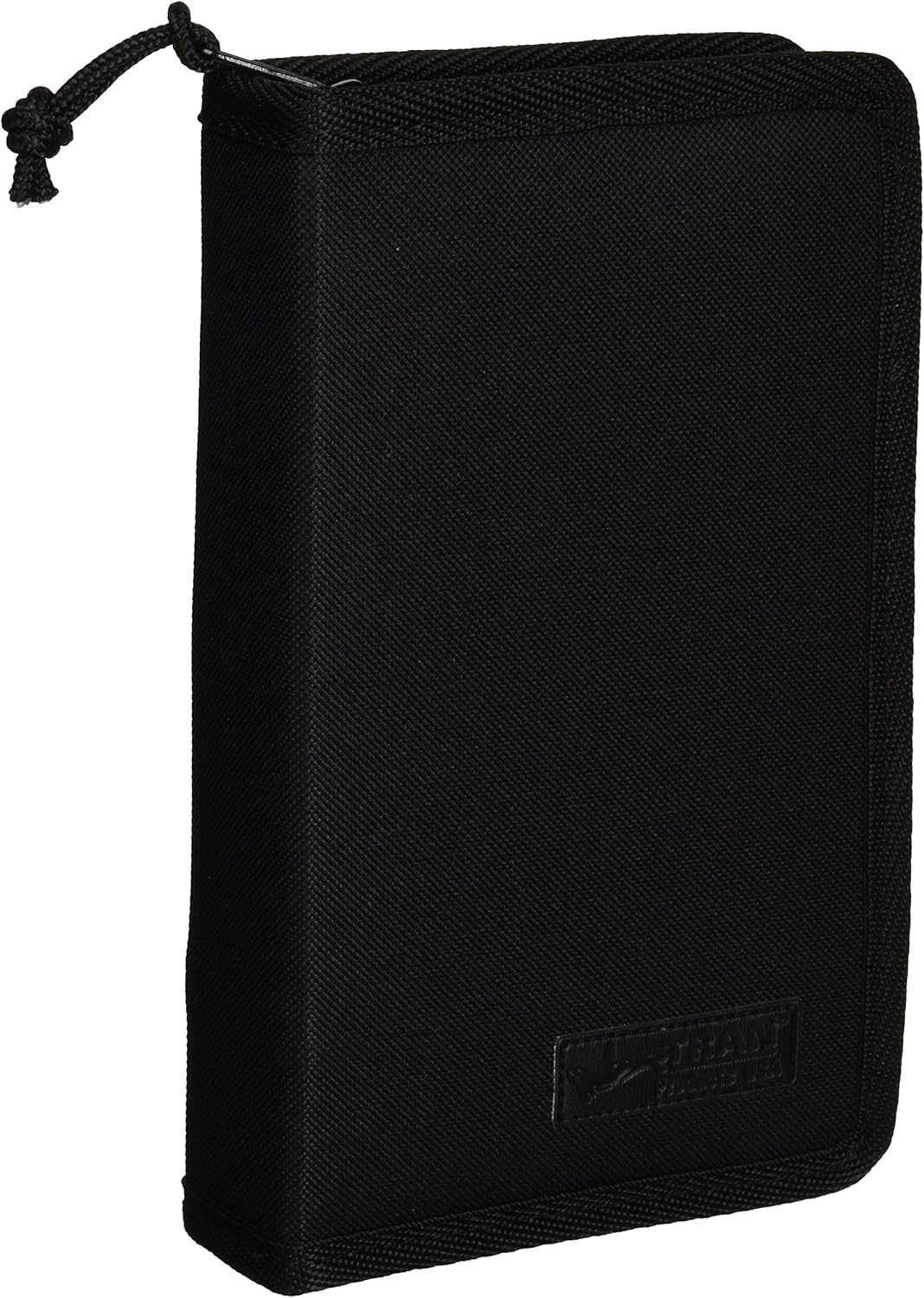 Deluxe Black Nylon Pencil Holder Zippered Case -Holds up to 96 Pencils!