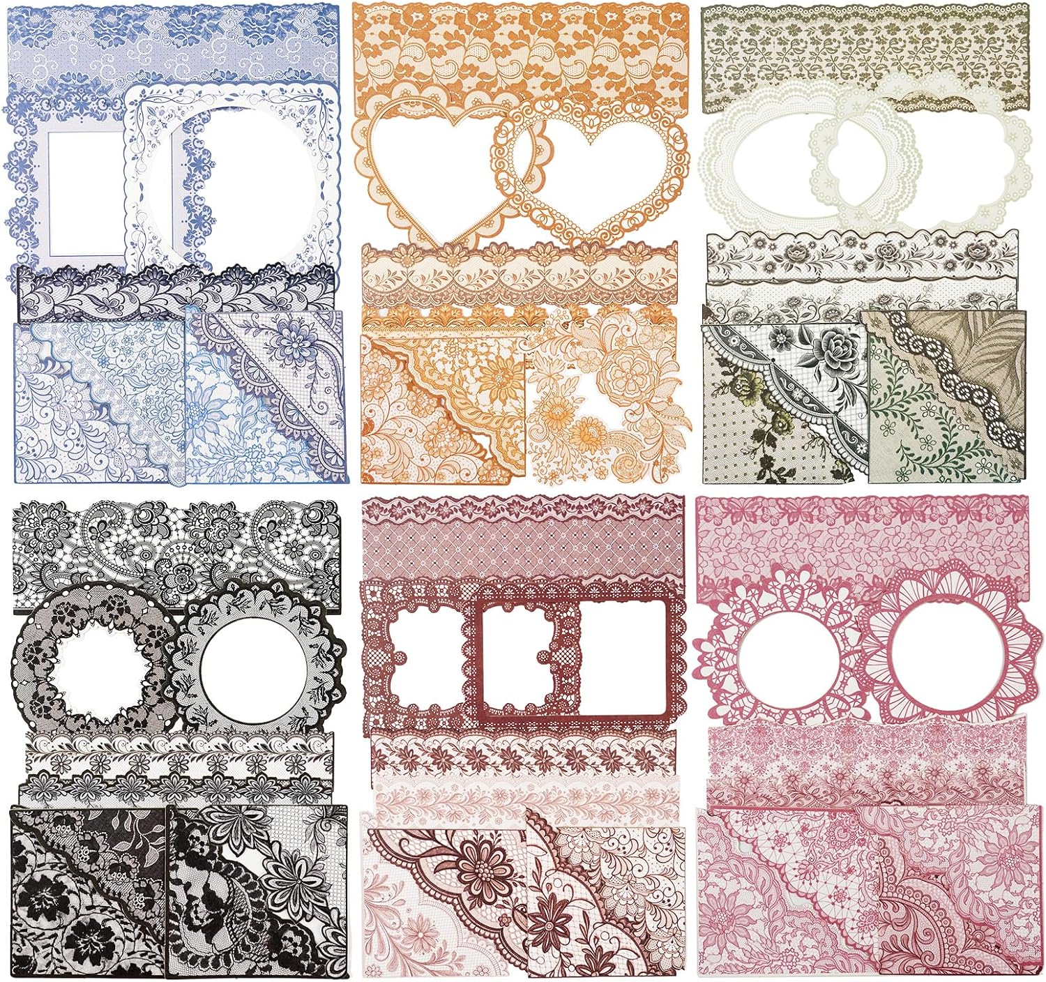 60PCS Twilight Forest Washi Stickers, Mystical Woodland Scenes for Journals, Scrapbooking, DIY Crafts and Gift Wrapping