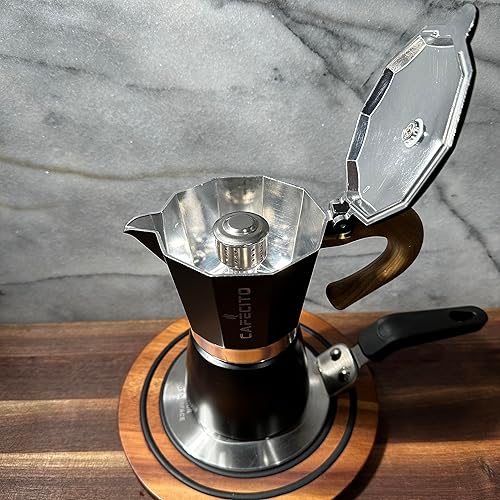 Miniatura 3 de Cafecito Moka Pot - Válvula antisalpicaduras de acero inoxidable