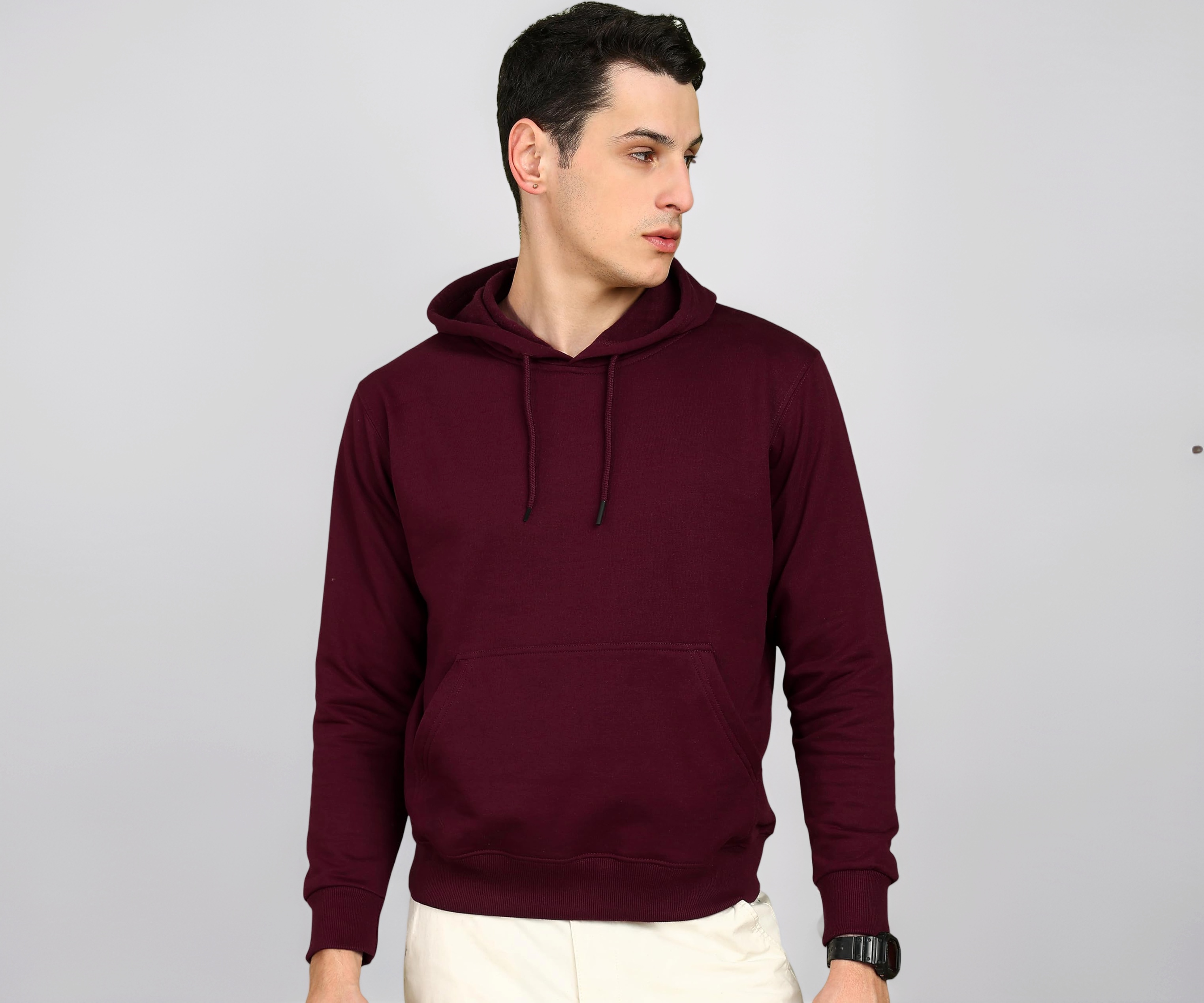Alan Jones Clothing Men's Fleece Hooded Hoodie